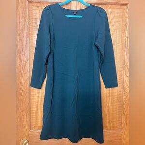Forest green Ann Taylor dress